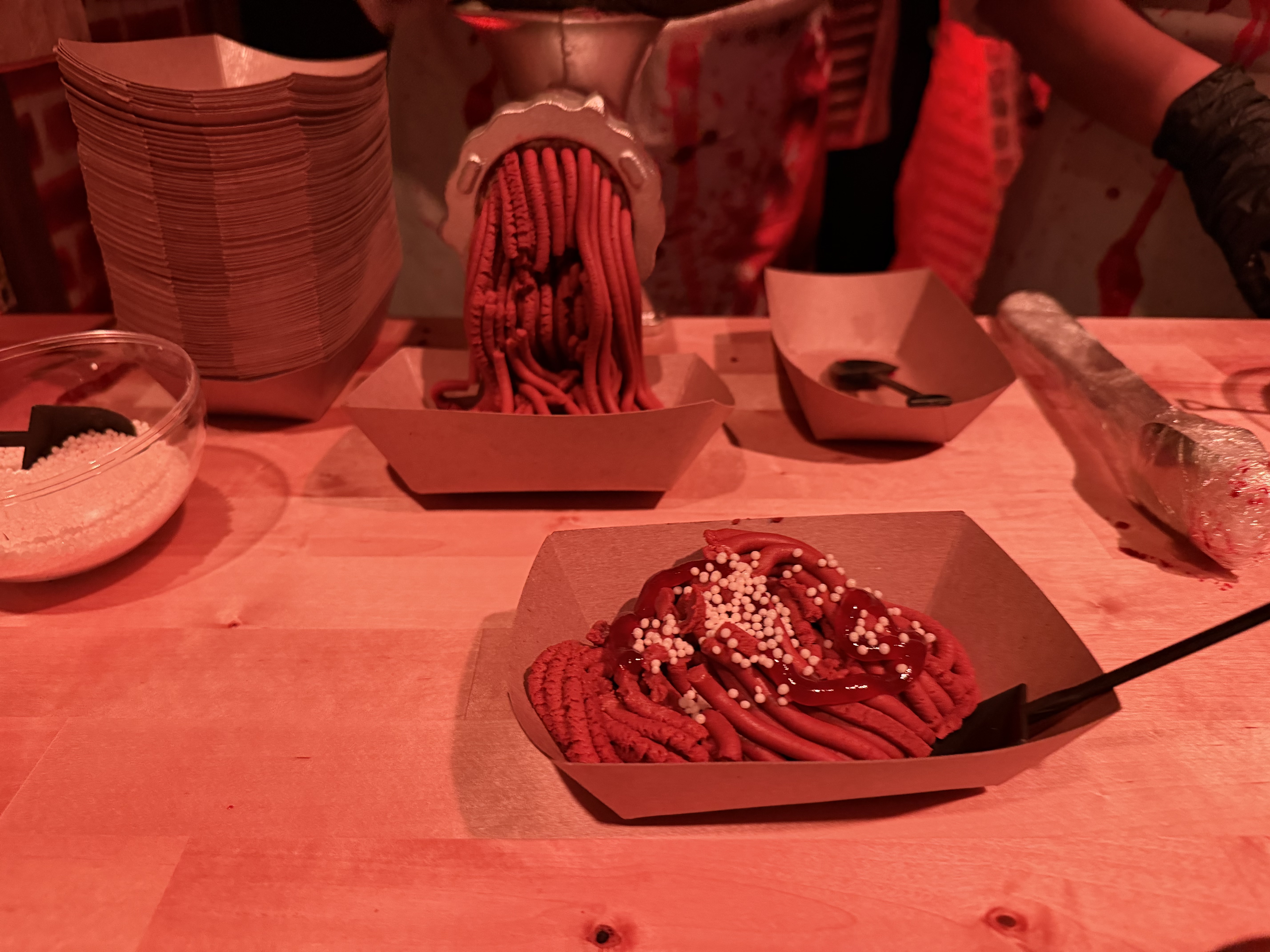 Halloween Horror Nights 2026 Meat Grinder Red Velvet